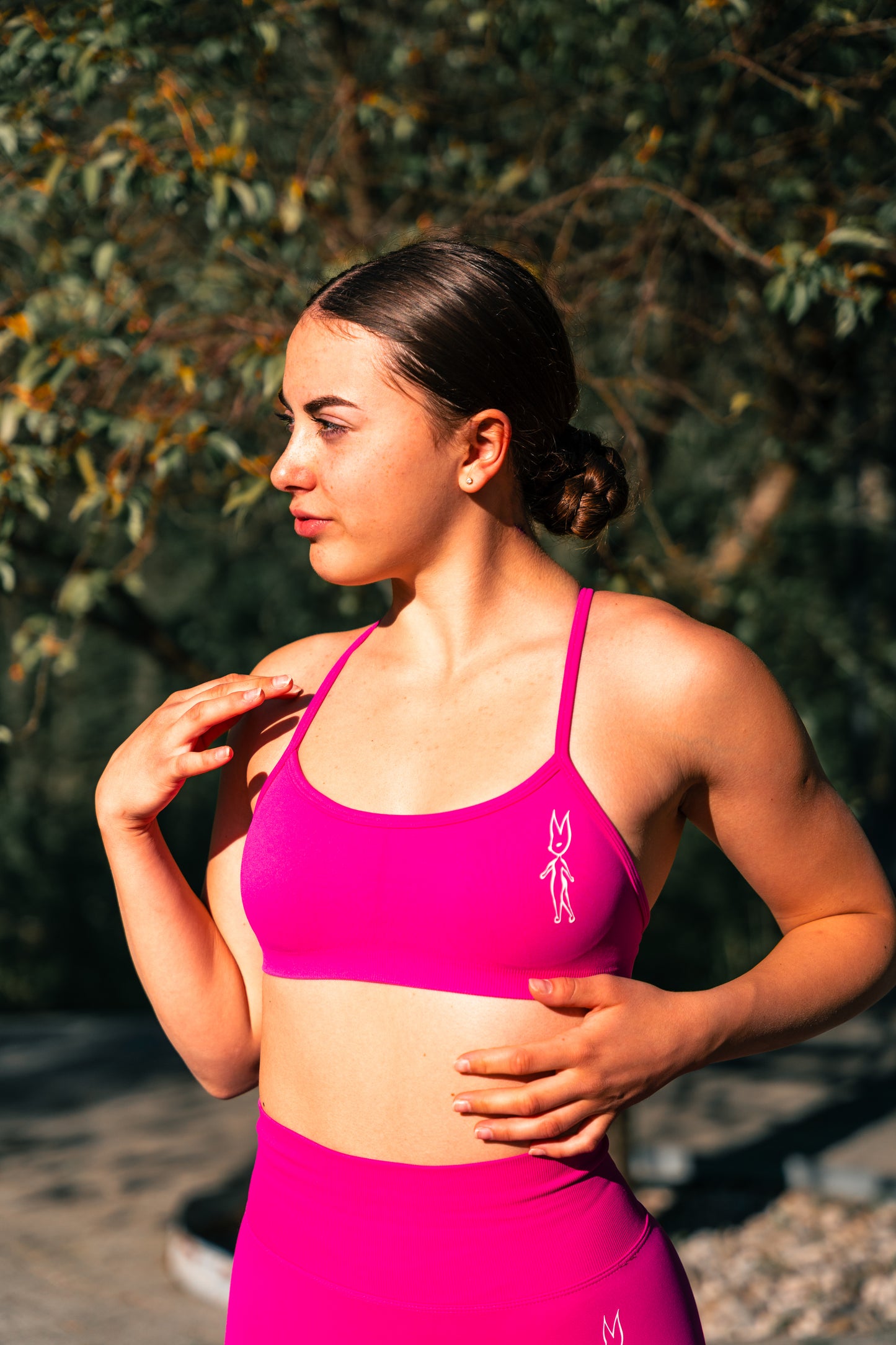 Rose Radiance Couture Sports Bra